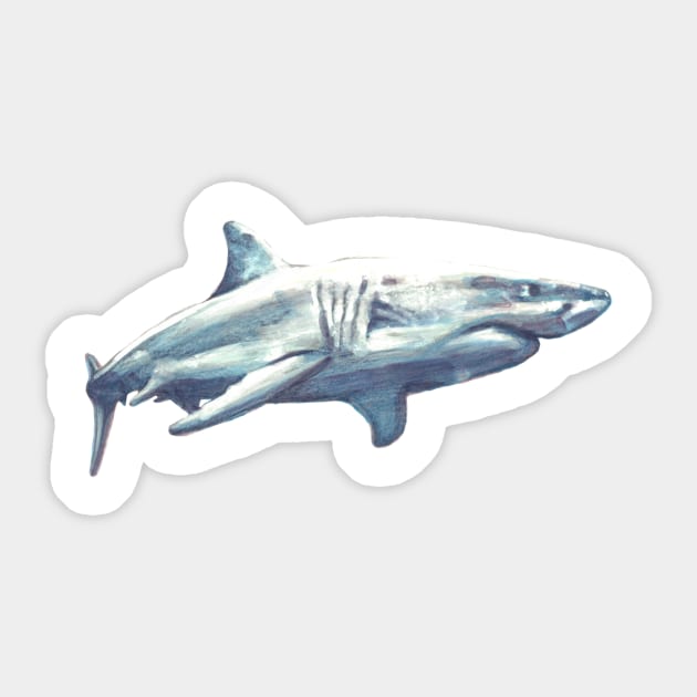 Sharky Sticker by Meganpalmer